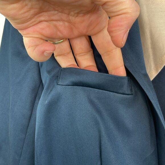 Free People Women's Navy Blazer Y2K size 0 - Picture 9 of 14